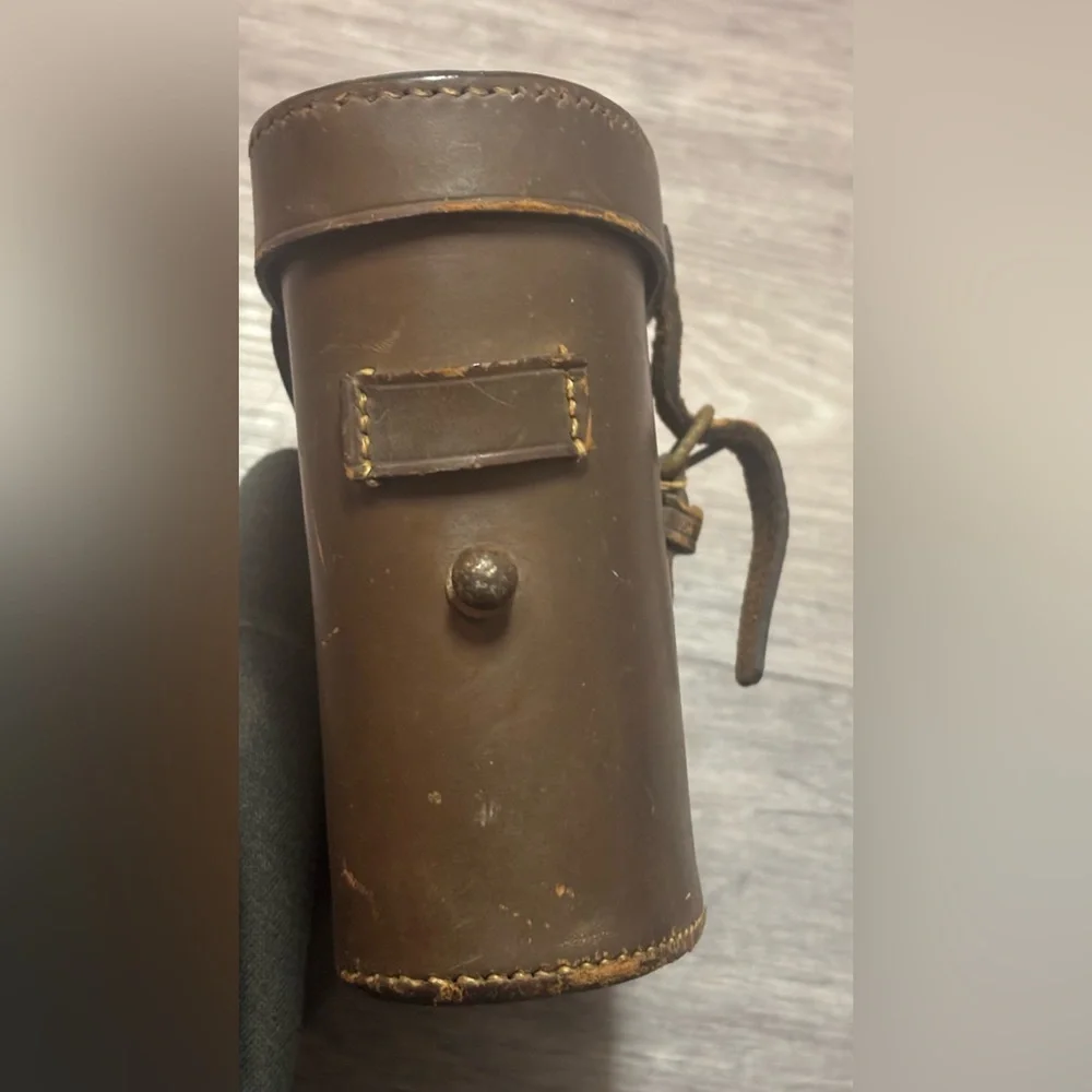 Vintage Post WWII 1940s/50s British Leather Binocular Case – 
